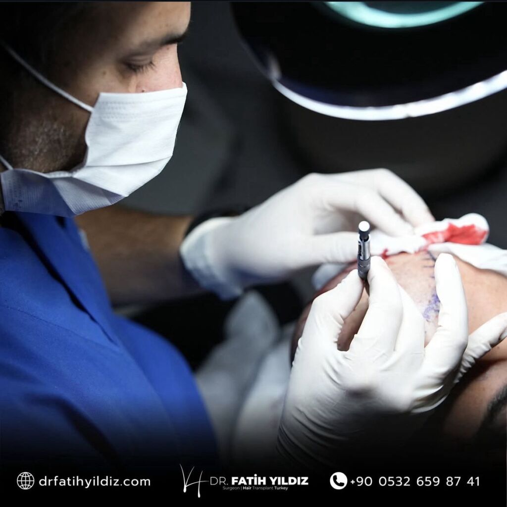 Dr. Fatih Yildiz performing surgery